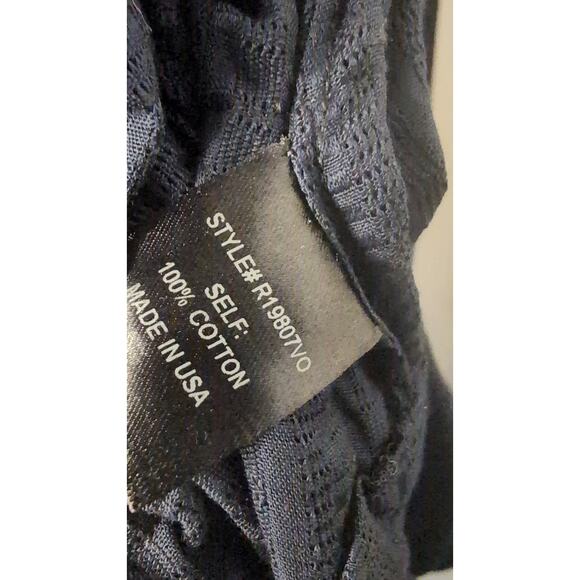 Adam Lippes anorak utility double zip drawstring waist navy jacket lg - Picture 12 of 12